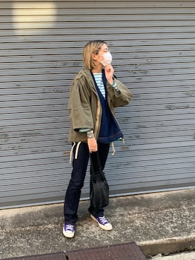 YAMAGATA_172cmさん（レディース・172cm）の春コーディネート