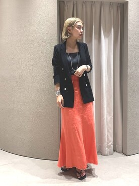 YAMAGATA_172cmさん（レディース・172cm）の春コーディネート