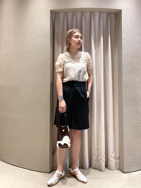 YAMAGATA_172cmさん（レディース・172cm）の夏コーディネート