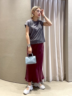 YAMAGATA_172cmさん（レディース・172cm）の夏コーディネート