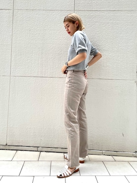 YAMAGATA_172cmさん（レディース・172cm）の夏コーディネート