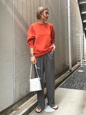 YAMAGATA_172cmさん（レディース・172cm）の夏コーディネート