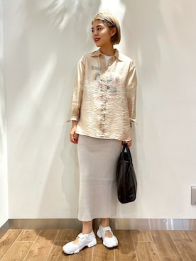 YAMAGATA_172cmさん（レディース・172cm）の夏コーディネート