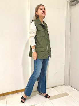 YAMAGATA_172cmさん（レディース・172cm）の秋コーディネート