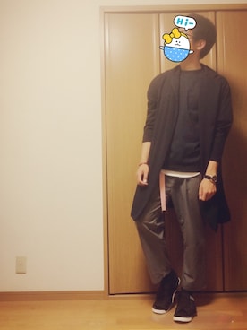 「LAKOLE（ラコレ）のアイテム（タンクトップ）」を使った、バンバンさん（メンズ・177cm）の夏コーディネート
