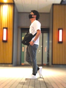 「アーバンリサーチ」｜「アイテム（腕時計）」を使った、やまもさん（メンズ・169cm）の秋コーディネート
