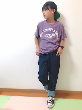 RiY☺︎さん(キッズ・132cm)の夏コーディネート