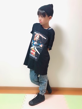 「チャッキー」｜RiY☺︎さん（キッズ・132cm）の夏コーディネート