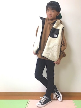 RiY☺︎さん(キッズ・131cm)の秋コーディネート
