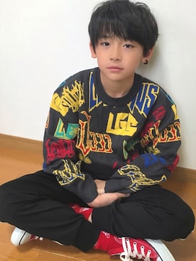 RiY☺︎さん(キッズ・135cm)の冬コーディネート