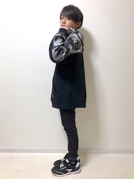 RiY☺︎さん（キッズ・139cm）の冬コーディネート