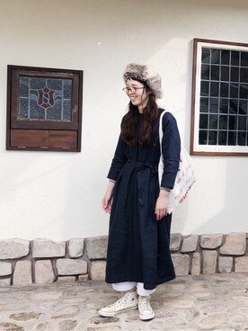 Cluel クルーエル 11月号掲載 Kangol Wool Ushanka カンゴール ウール ウシャンカを使ったその他ユーザーのレディース人気ファッションコーディネート Wear