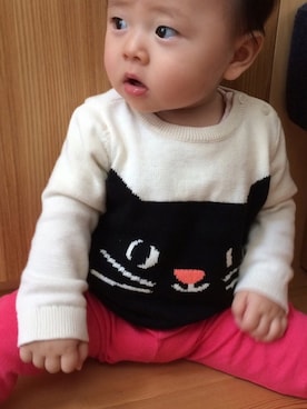 hanaさん（キッズ・70cm）の秋コーディネート