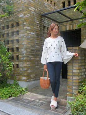 「MERCURYDUO（マーキュリーデュオ）のアイテム（その他シューズ）」を使った、MASAEさん（レディース・168cm）の秋コーディネート