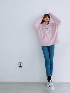 「Qussio（クーシオ）のアイテム」を使った、MASAEさん（レディース・168cm）の秋コーディネート