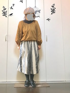 hanaさん（レディース・154cm）の冬コーディネート