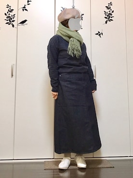 hanaさん（レディース・154cm）の冬コーディネート