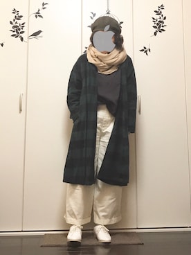 hanaさん（レディース・154cm）の冬コーディネート