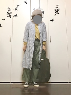 「アイテム（ワンピース/ドレス）」を使った、hanaさん（レディース・154cm・50代）の秋コーディネート