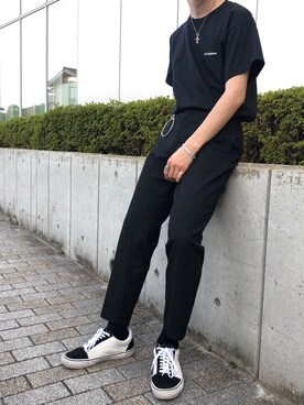 「GR-UNIFORMA（ジーアール・ユニフォーマ）のアイテム」を使った、YUTAROさん（メンズ・176cm）の秋コーディネート