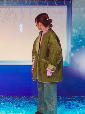 「キルティングコート」｜kikiさん（レディース・160cm）の秋コーディネート