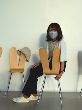 「CEDAR CREST（セダークレスト ）のアイテム」を使った、kikiさん（レディース・160cm）の秋コーディネート