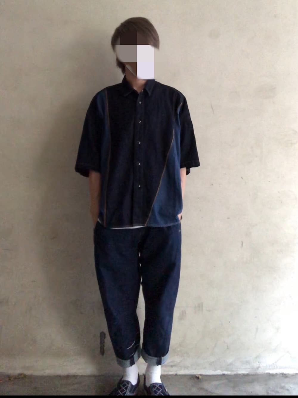 Jieda（ジエダ）の「＜JieDa × monkey time＞ DNM ASMTRY SHT/デニム