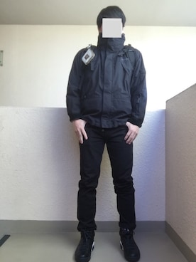 「WTAPS（ダブルタップス）のアイテム（ナイロンジャケット）」を使った、Ren Saitoさん（メンズ・168cm）の冬コーディネート