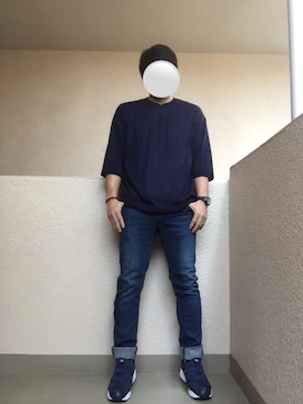 「ADPOSION（アドポーション）のアイテム（アナログ腕時計）」を使った、Ren Saitoさん（メンズ・168cm）の夏コーディネート
