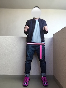 「wearhalloween2017」｜「アイテム（ミリタリージャケット）」を使った、Ren Saitoさん（メンズ・168cm）の秋コーディネート