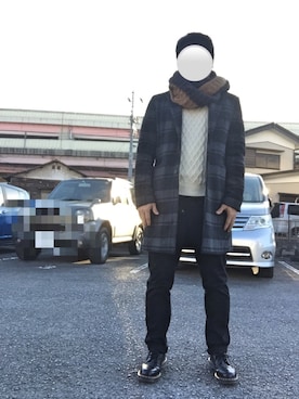 Ren Saitoさん（メンズ・168cm）の冬コーディネート