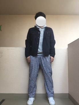 「quolt（クオルト）のアイテム（パンツ）」を使った、Ren Saitoさん（メンズ・168cm）の春コーディネート