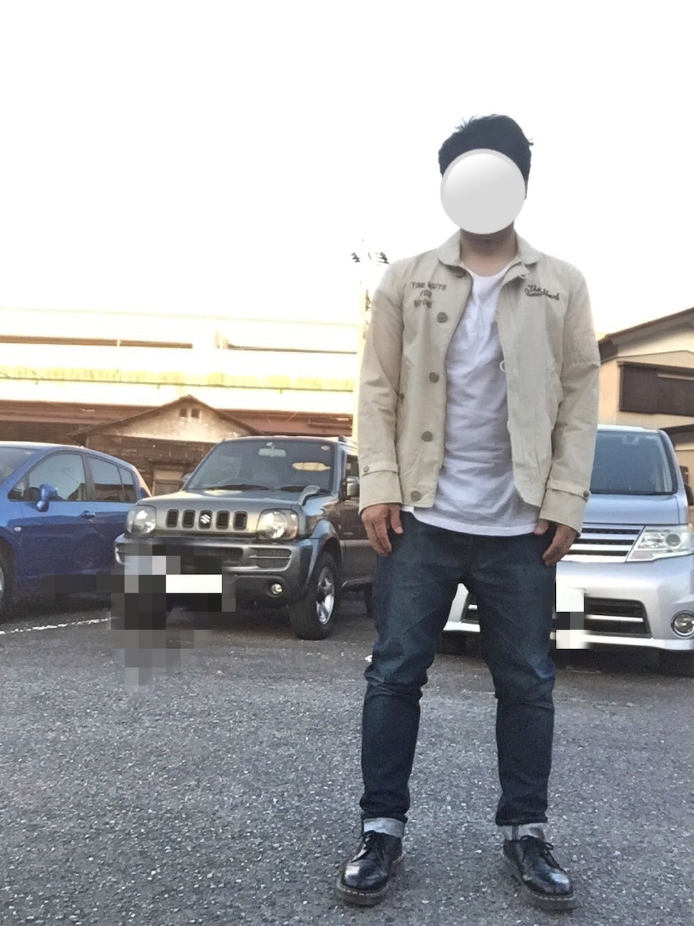 「ベージュ、ブルゾン、ポストマンシューズ、オトナカジュアル、おしゃれさんと繋がりたい、大人カジュアル、アダルトおカワたん部」｜「QUENCHLOUDのアイテム（ブルゾン、ベージュ系）」を使った、Ren Saitoさん（メンズ・168cm）の春コーディネートの1枚目の写真