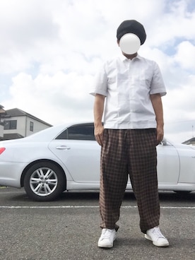 「スタンスミス」｜Ren Saitoさん（メンズ・168cm）の夏コーディネート