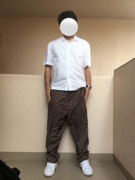 「Gc（ジーシー）のアイテム」を使った、Ren Saitoさん（メンズ・168cm）の夏コーディネート