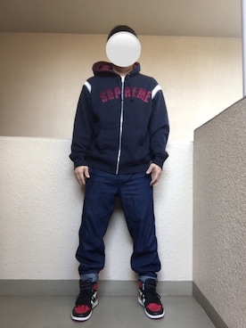「SHIPS JET BLUE（シップスジェットブルー）のアイテム（デニムパンツ）」を使った、Ren Saitoさん（メンズ・168cm）の秋コーディネート