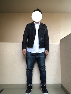 「QUENCHLOUD（クエンチラウド）のアイテム（ジャケット/アウター）」を使った、Ren Saitoさん（メンズ・168cm）の春コーディネート