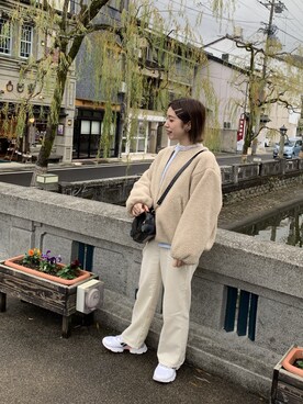 かわの くみこさん（レディース・154cm）の冬コーディネート