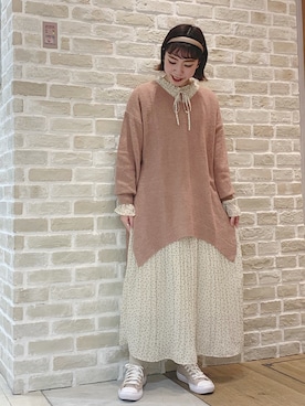 かわの くみこさん(レディース・154cm)の冬コーディネート