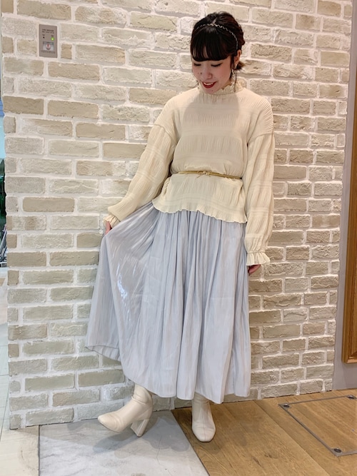 かわの くみこ Earth Music Ecology Earth Music Ecologyのスカートを使ったコーディネート Wear