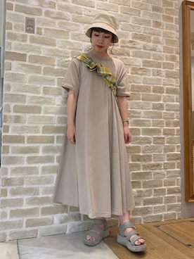 かわの くみこさん（レディース・154cm）の夏コーディネート