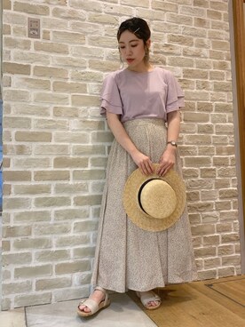 かわの くみこさん（レディース・154cm）の夏コーディネート