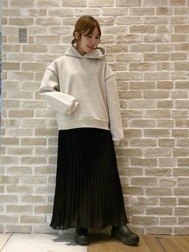 かわの くみこさん（レディース・154cm）の冬コーディネート