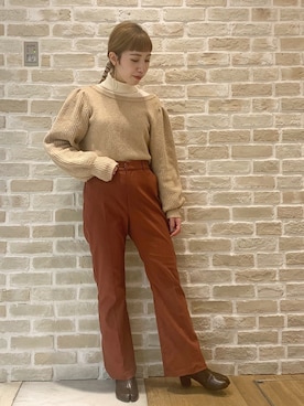 かわの くみこさん(レディース・154cm)の冬コーディネート