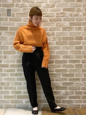 かわの くみこさん(レディース・154cm)の冬コーディネート