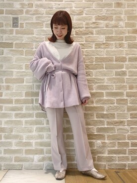 かわの くみこさん（レディース・154cm）の冬コーディネート