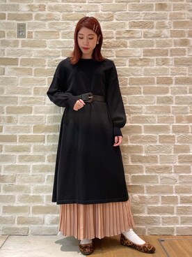 かわの くみこさん(レディース・154cm)の冬コーディネート