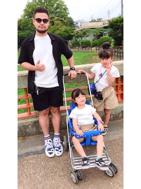 「FUJIROCKEEN」｜「アイテム（ジャケット/アウター）」を使った、luciano ken yamauchiさん（メンズ・170cm）の夏コーディネート