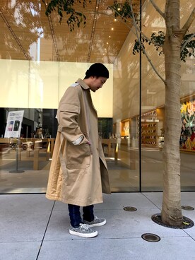 「diesel福岡」｜「アイテム（ジャケット/アウター）」を使った、DIESEL KOHEYさん（メンズ・172cm）の春コーディネート