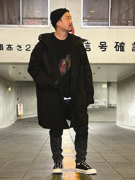 「diesel福岡」｜「アイテム（ジャケット/アウター）」を使った、DIESEL KOHEYさん（メンズ・172cm）の秋コーディネート